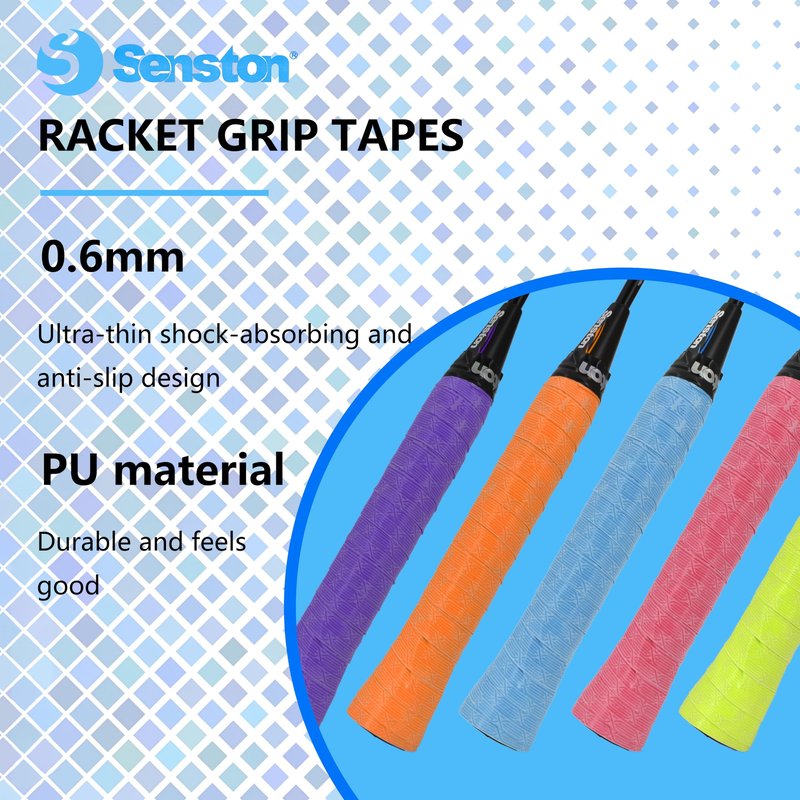Senston 5Pcs Racket Grip Tapes for Tennis/Badminton/Fishing/Squash Overgrips