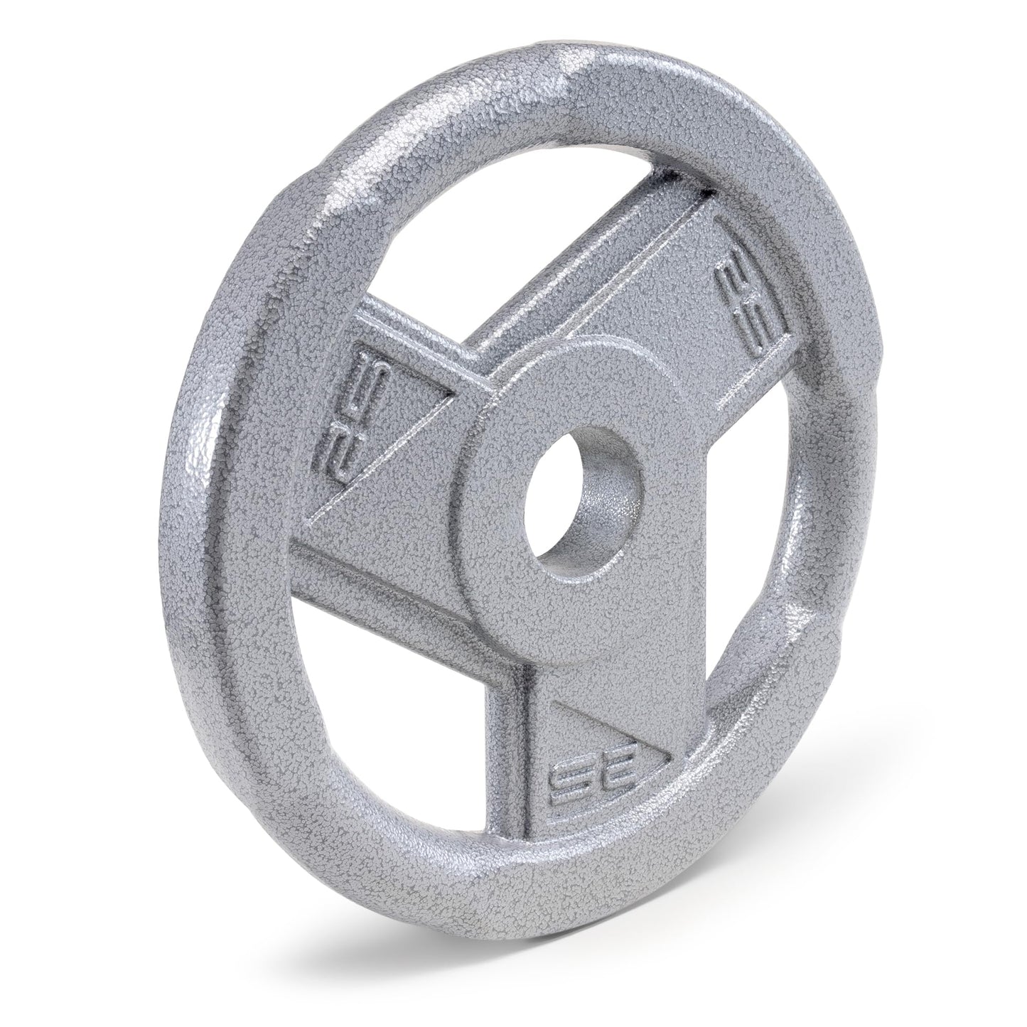 Marcy Classic 2" Cast Iron Olympic Grip Plates, 25lb