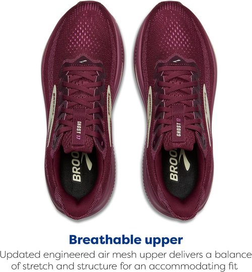 Brooks Women's Ghost 17 Running Shoe - Lightweight Comfort & Support | Ideal for All Distances