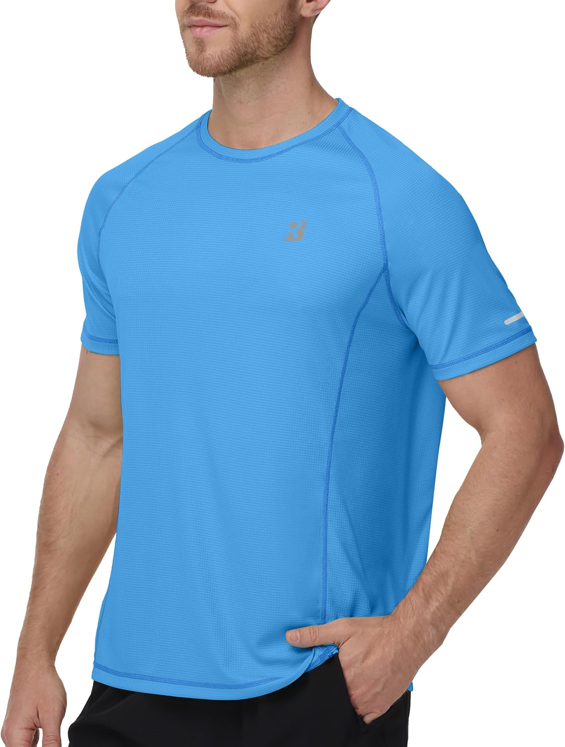 Roadbox Men's Swim Shirt - UPF 50+ Quick Dry Rash Guard for Beach & Surfing | UV Sun Protection