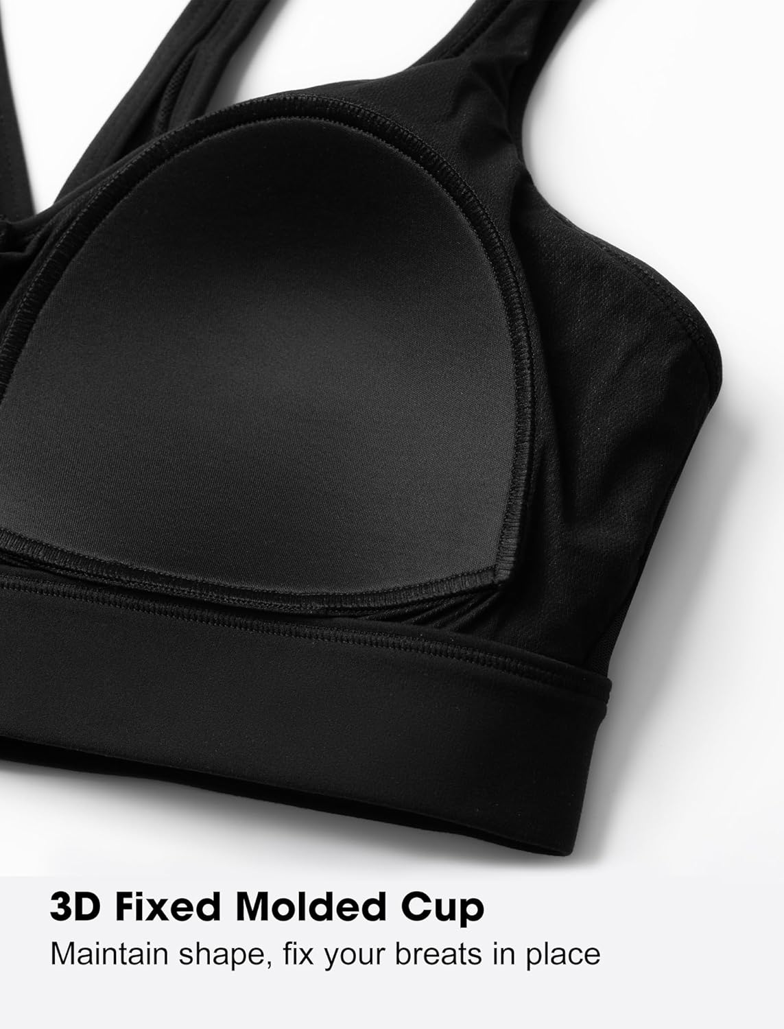 Yvette Yoga Bras - Light Support Spaghetti Strap Design | Mesh Splicing for Yoga & Daily Wear