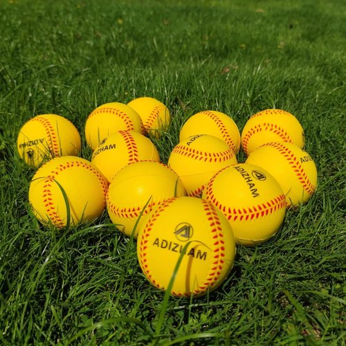 Foam Baseballs - 12 Pack of 9-Inch Soft T-Balls for Youth | Safe for Throwing, Catching & Batting Practice