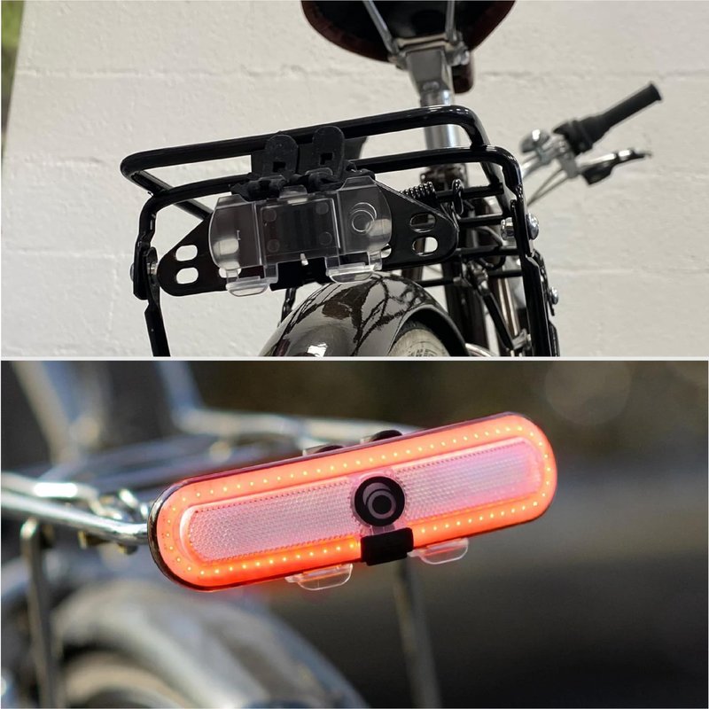 Overade Universal Attachment Kit - 2 Additional Straps & Light Bracket (LUM, TURN) - Multi-Mount (Handlebar, Seat Tube, Luggage Rack, Helmet) - Black, Water Resistant