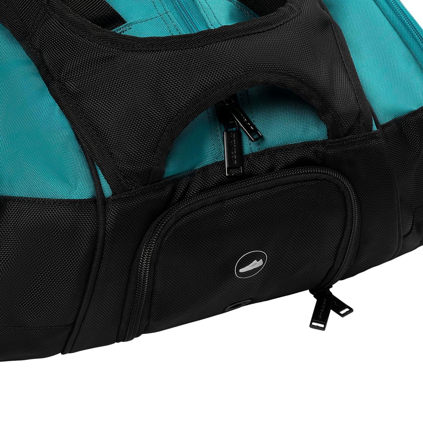 Dunlop Sports SX Performance Tennis Bag, Black/Yellow/Teal - 12-Racket