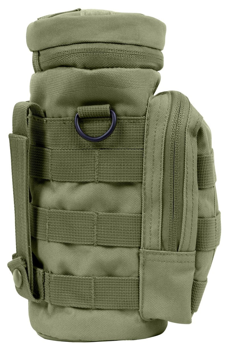 Rothco Tactical Water Bottle Pouch - MOLLE Compatible Hydration Accessory 32 Ounces (Olive Drab)