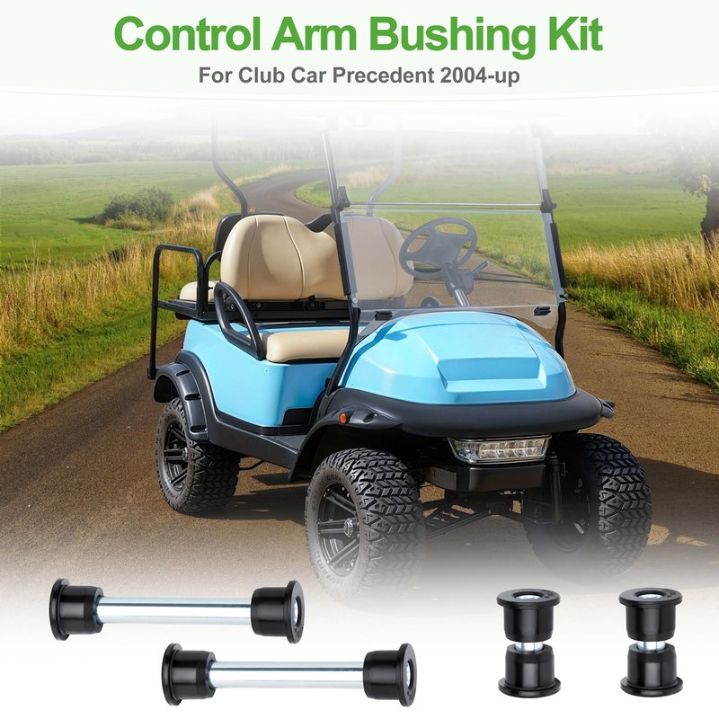 10L0L Golf Cart Control Arm Bushing Kit for Club Car Precedent 2004-up, OEM# 102287601, 102287701, 102956201