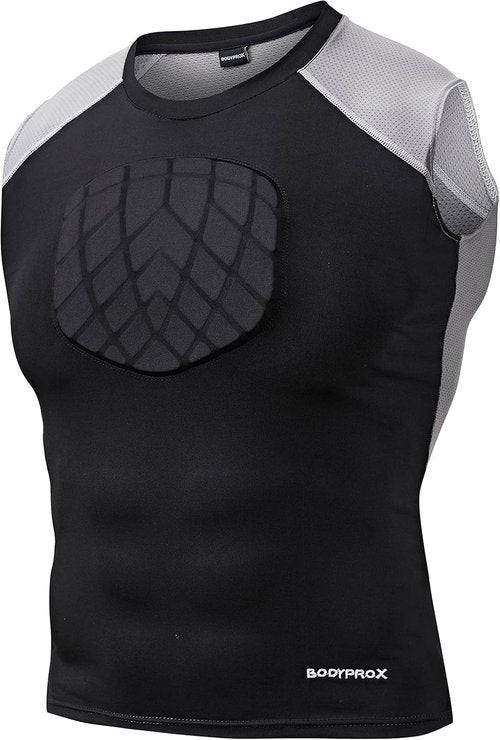 BODYPROX Baseball Chest Protector Shirt - Lightweight & Comfortable Fit for Enhanced Safety