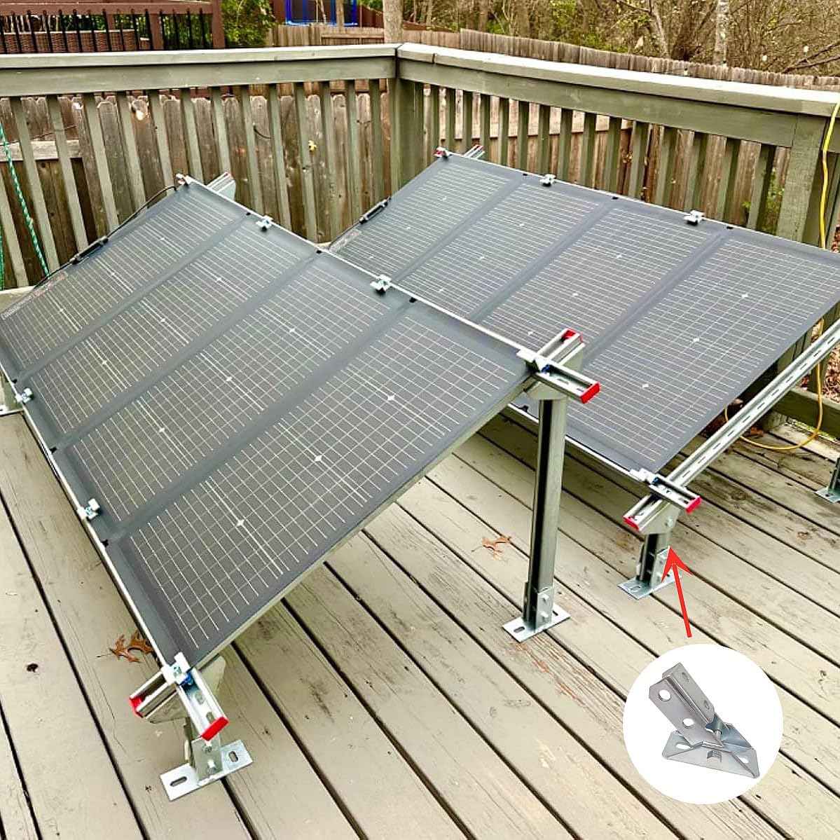 BIAXJUNY Adjustable Brace Fitting,180 Degree Turn Joint Connector Bracket Fit for 1/2" Bolt in 1-5/8" Strut Channel, Electrogalvanized（2 Pack）