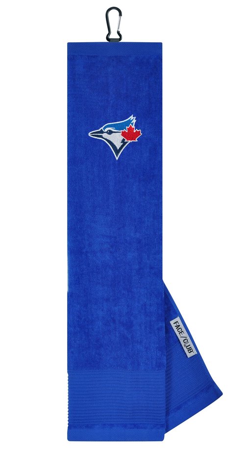 Team Effort Toronto Blue Jays Face/Club Tri-Fold Embroidered Towel