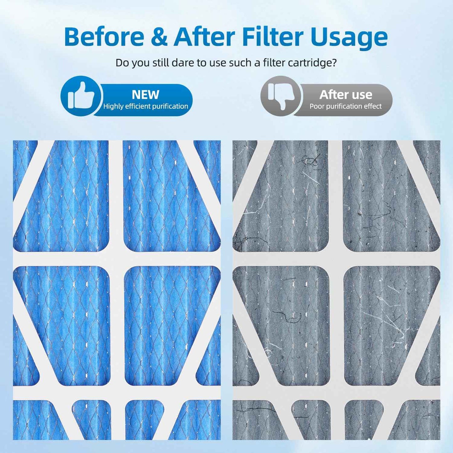 708731/AFS-1B-OF Outer Filter Compatible with JET AFS-1000B/AFS-1000C Air Filtration Systems,5-Micron Electrostatic Air Filter 24x12x1 (4 Pack)