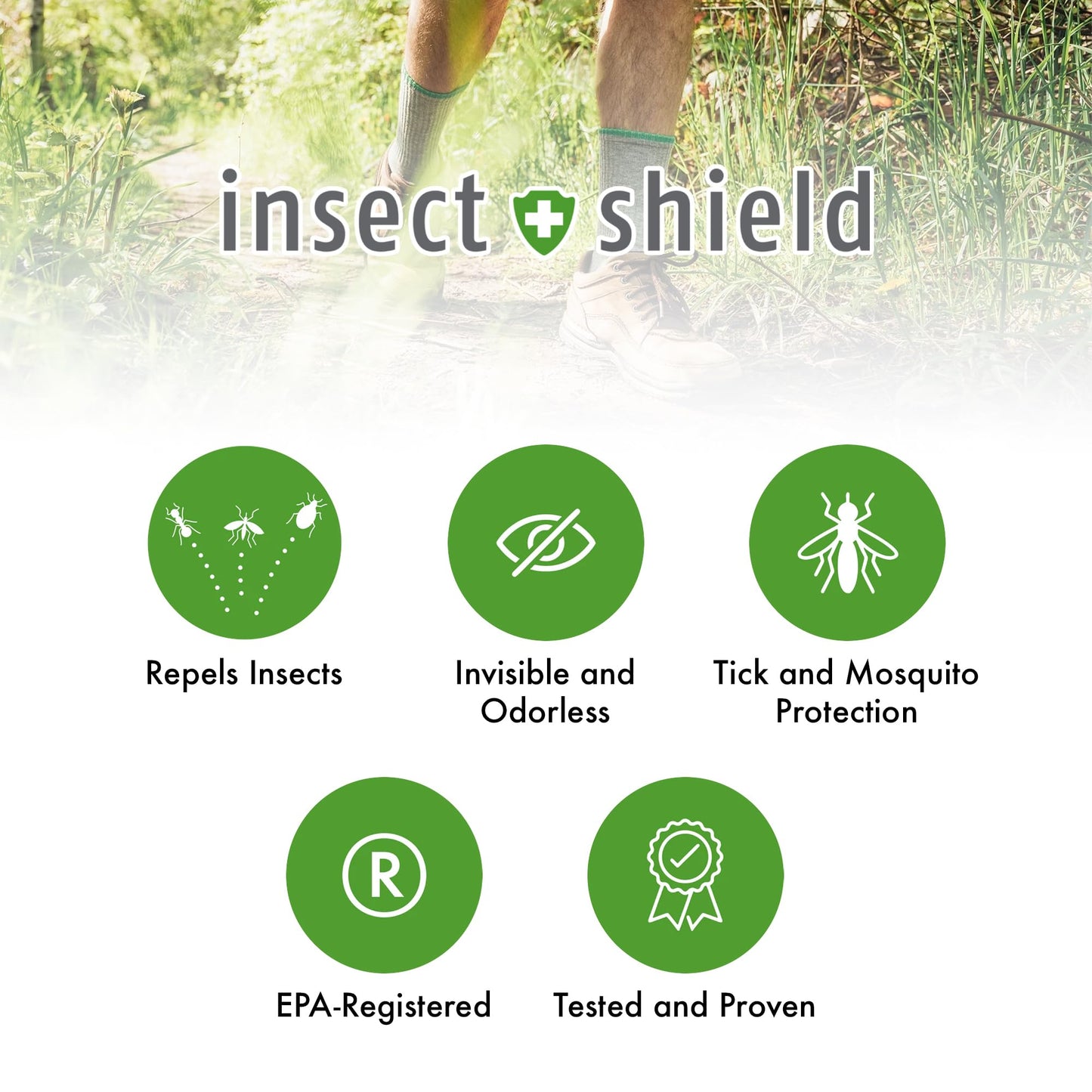 Insect Shield Premium Permethrin Spray - Tick, Flea, Fly, Mosquito, Chigger, Spider & Bed Bug Repellent for Clothing, Gear, Furniture, & Tents, Lasts up to 60 Days, Clear, 18 Oz Aerosol, Pack of 2