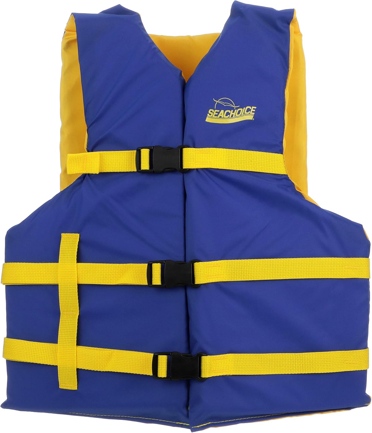 Seachoice Life Jacket - Adjustable Universal Adult Boat Vest for Safety and Comfort