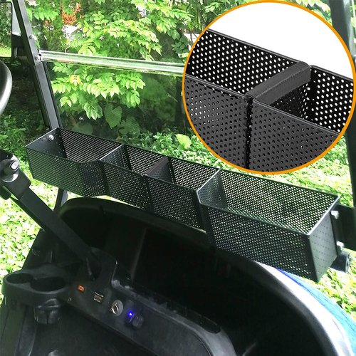 XUANYUDG0769 Golf Cart Inner Front Storage Basket for Club Car Precedent & DS(2000 up) Extended Additional Storage for Golf Carts