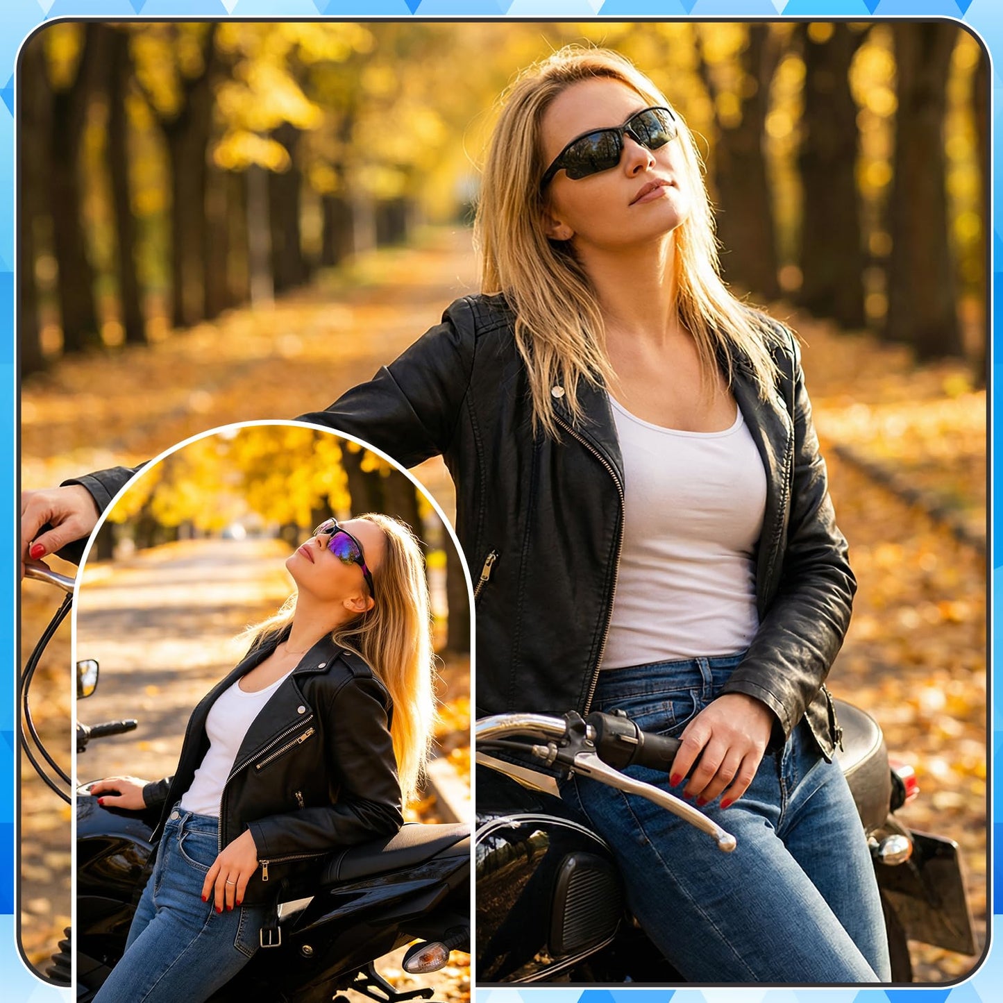 GGSTDDUP 4 Pack Polarized Sports Sunglasses for Men & Women | UV Protection Lightweight Wraparound Sunglasses for Outdoor