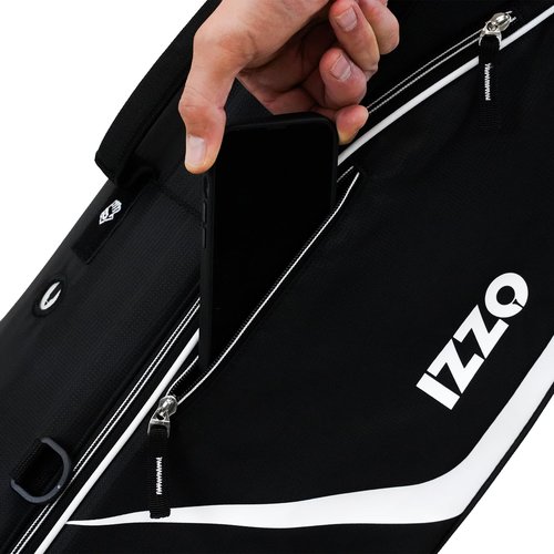 Izzo Ultra Lite Stand Bag, Black,Black/White 3.2 pounds