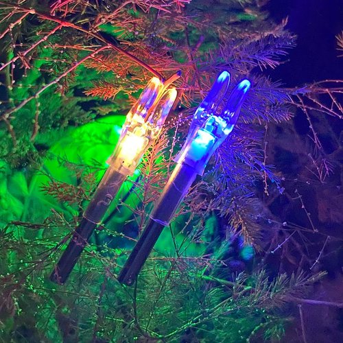 G Lighted Nocks by [Brand Name] - High-Visibility LED Arrow Nocks with ON/OFF Switch | 6/12 Pack, Fits Multiple Diameters