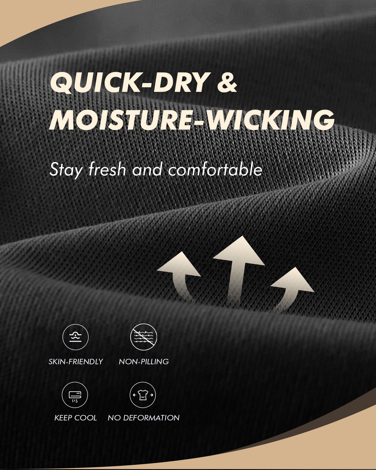 BOOJO 3 Pack Workout Mens Shirts - Quick Dry Causal Moisture Wicking Work Gym Athletic Short Sleeve for Running Sport Lounge
