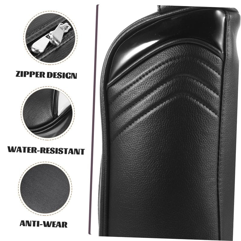 Hemoton Waterproof Golf Shoe Bag 12.59X9.05X5.11In Outdoor Zipper Shoes Storage Carrier for Travel Sports Cycling Football Tennis