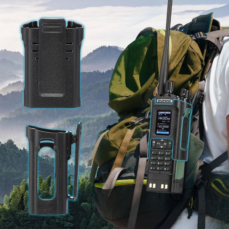 BAOFENG UV-32 10W Ham Radio Handheld, Long Range Two Way Radio Multi-Band with GPS, Chirp & Wireless APP Programmable, 2.0” Large Color Display, 1000CHs, USB-C Charging Port, Extra Long Airband ANT