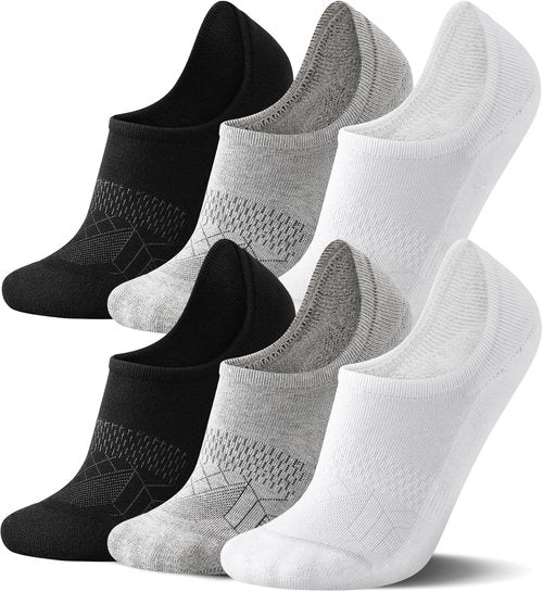 FITRELL No Show Socks for Women - Cushioned Athletic Ankle Socks | Invisible Non-Slip, 5-8 Pairs