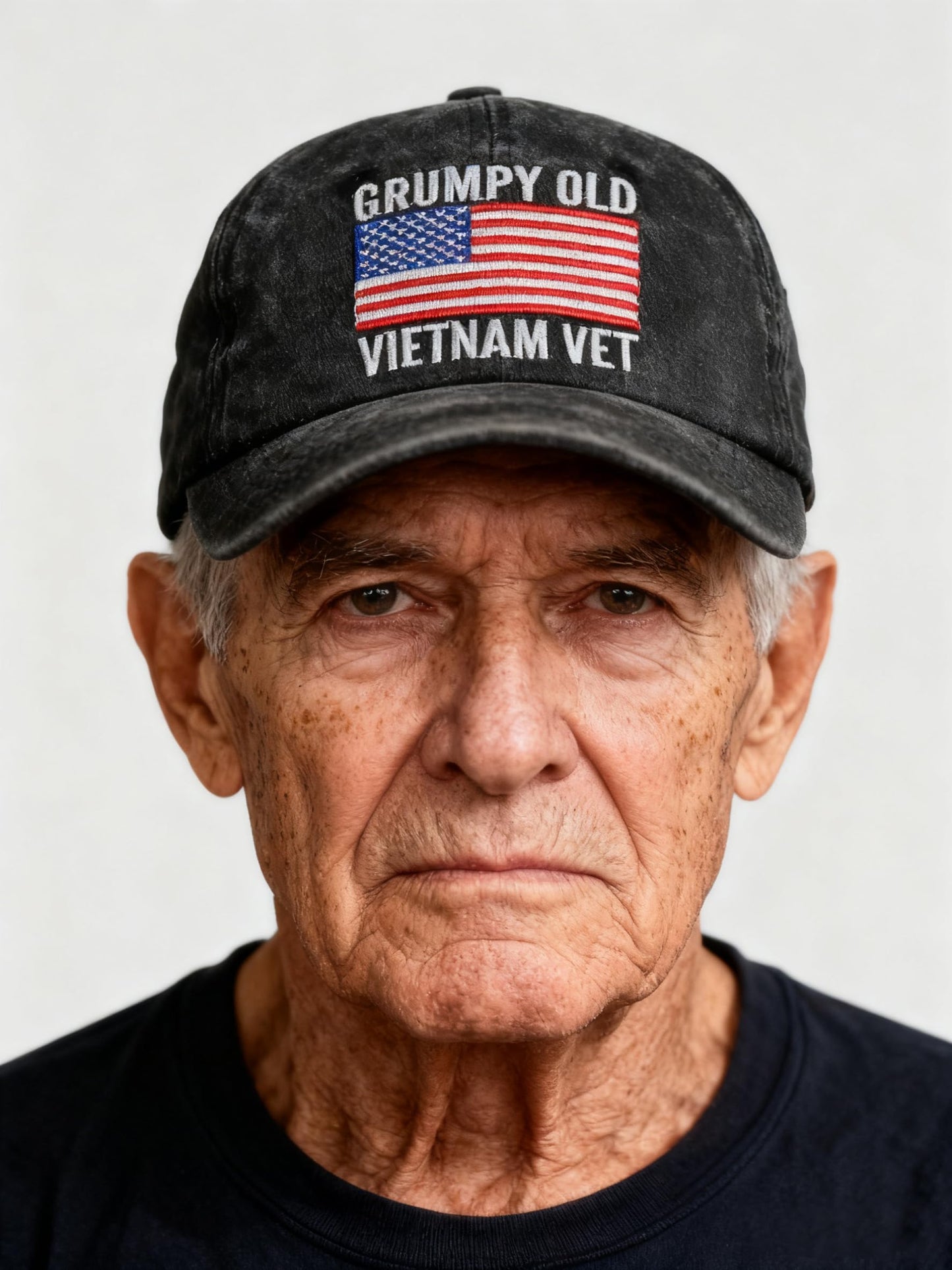 Vietnam Veteran Hats for Men, Grumpy Old Vietnam Vet Army Baseball Cap, Fathers Veterans Day Christmas Birthday Gifts for Papa Dad Grandpa Husband