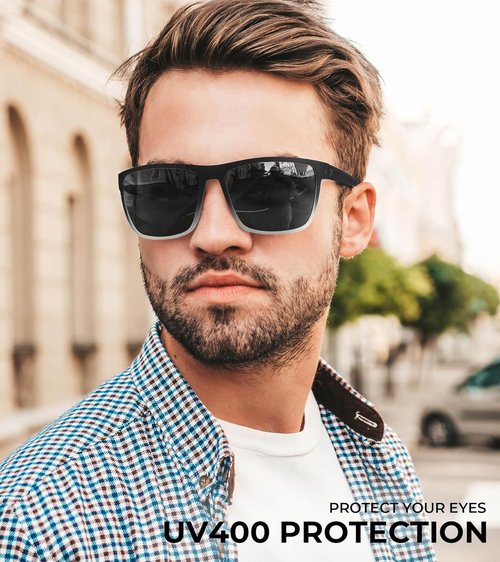 KALIYADI Polarized Sunglasses - Lightweight UV Protection for Men | Ideal for Driving, Fishing, Golf