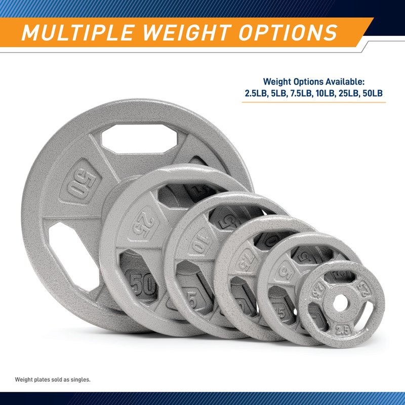 Marcy Cast Iron 10lb 1" Standard Grip Plate - B5G-5510