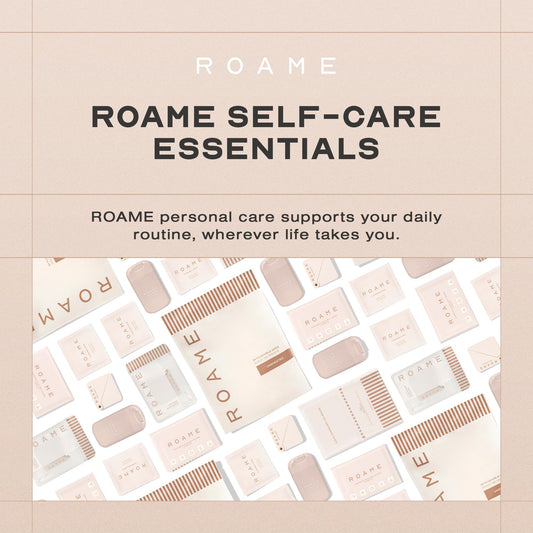 ROAME Portable Soap Sheets – Ultra-Thin Soap for Hand Moisture & Hygiene – Water-Activated, Compact, Cruelty-Free, Eco-Friendly – Perfect for Travel Kits & On-the-Go Use – 50-Pack