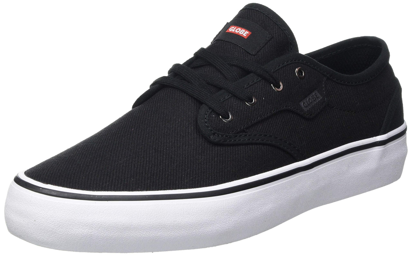 Globe Men's Motley II Skate Shoe, Black/White, 8