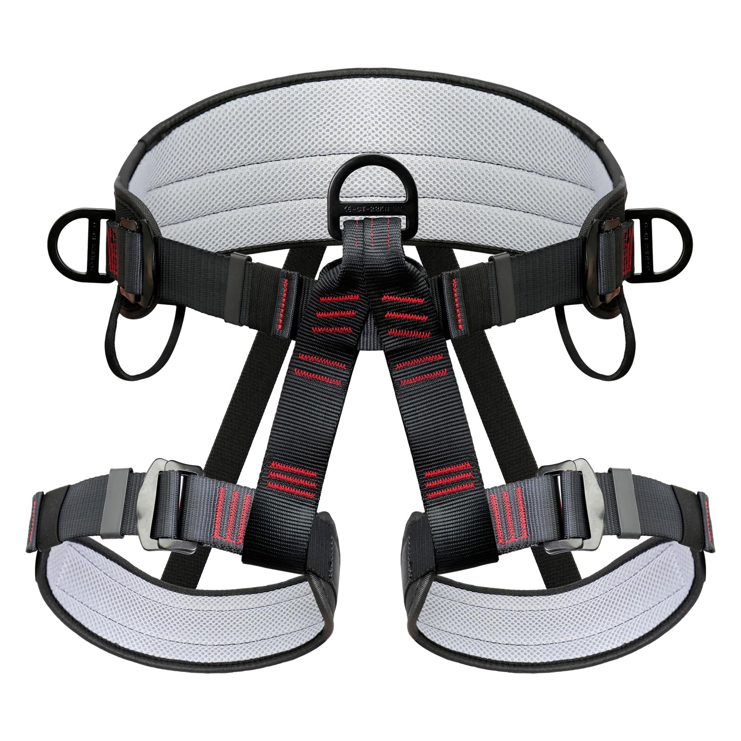 DIJJIG Climbing Belts, Thicken Professional Half Body Safety Belt Climbing Gear for Tree Climbing, Fire Rescue, Roofing