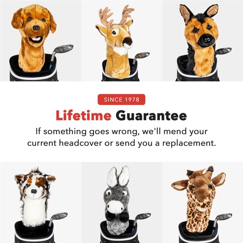 Daphne's Headcovers German Shepherd Driver Headcover | Premium Driver Headcovers | Funny Golf Club Covers | Stylish Protection for Your Clubs | Men's Golf Gear | Driver Headcover for Men and Women