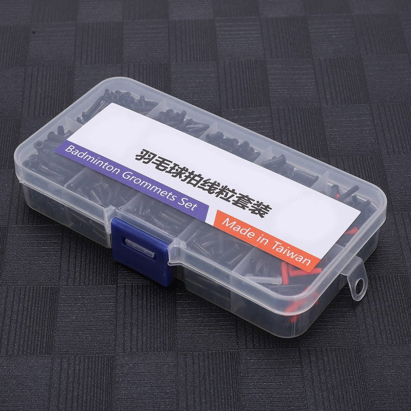 Badminton String Protector, Nylon Badminton Accessory Portable Racket Replacement Badminton Grommets Tool for Badminton Repair
