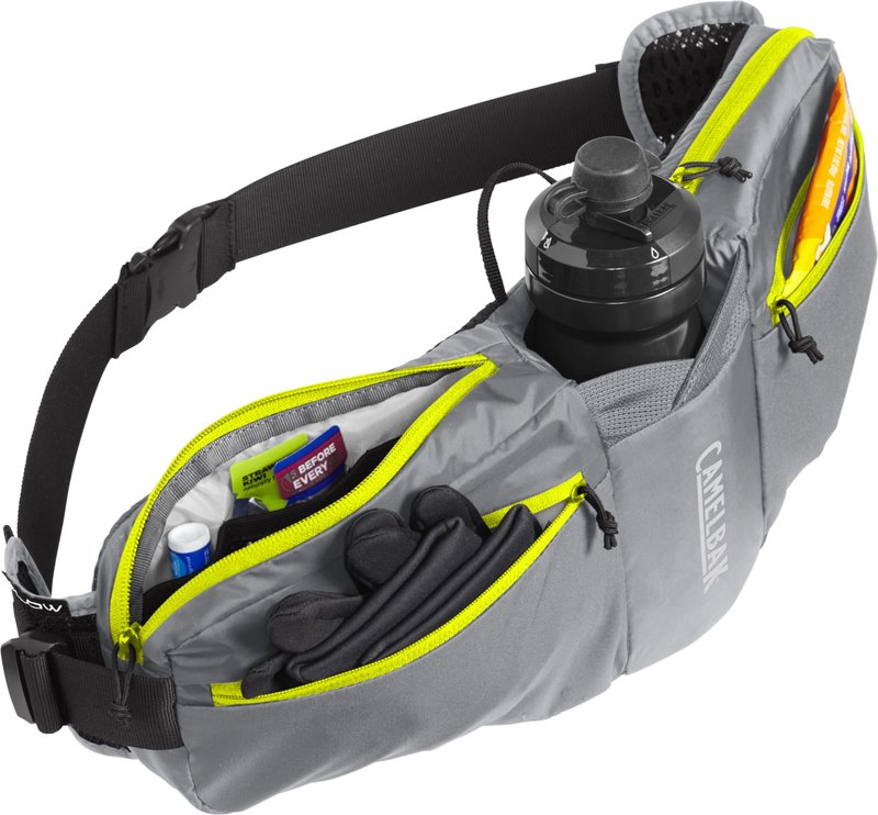 CamelBak Podium Flow 4 Hydration Belt 21oz, Gunmetal