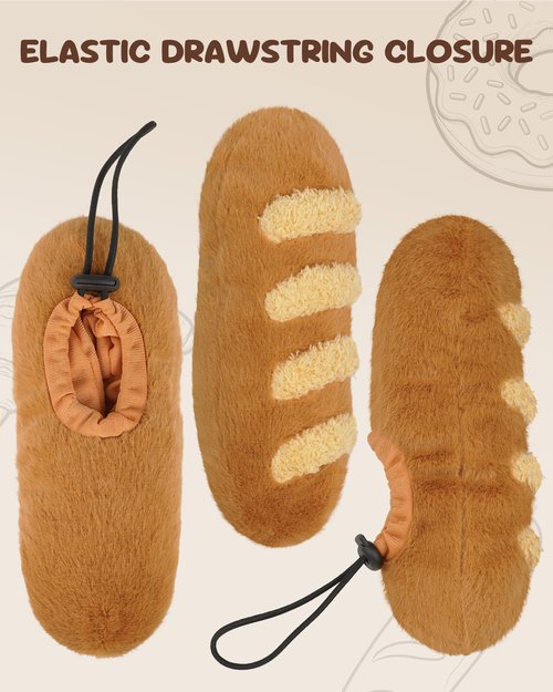 Big Teeth French Baguette Funny Putter Cover, Plush Baguette Bread Novelty Golf Club Covers, Fit Blade Putter Mid Mallet Putter and Hybrid Clubs, Drawstring Closure
