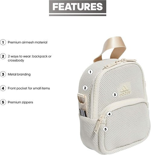 Airmesh Mini Backpack - Lightweight & Stylish Design | Perfect for Everyday Use