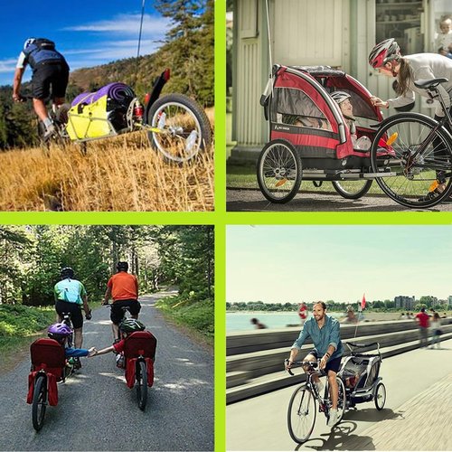 Fat-Cattie Bike Trailer Hitch Connector Coupler Bicycle Adapter for Children's Trailers,Cargo and Pet Bicycle Trailers(1 Set)