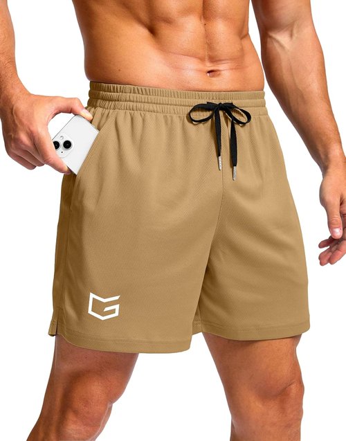 G Gradual Men's Athletic Workout Shorts - Lightweight Quick-Dry Gym & Basketball Shorts | 5"/7"/9" Options