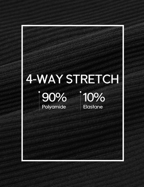 DIBAOLONG Crossover Yoga Pants High Waisted Black Leggings for Women Tummy Control Soft Workout Gym Athletic Leggings M
