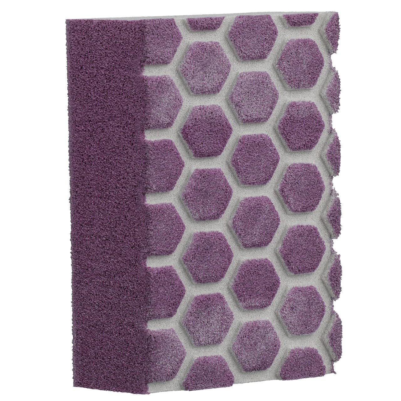 3M Pro Grade Precision 3-in-1 Sanding Sponge, 180 Grit Medium, 2 Sponges, Washable & Reusable, for Wood, Metal, Drywall, and Paint Prep – Flexible Foam, Contoured, Angled, Flat