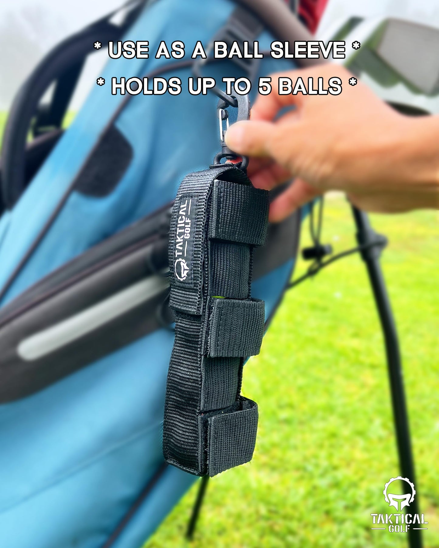 Variable Weighted Golf Swing Trainer & Warm-Up Sleeve | Fix Slice, Improve Tempo, Build Strength & Increase Swing Speed | Holds 1–5 Balls for Adjustable Resistance