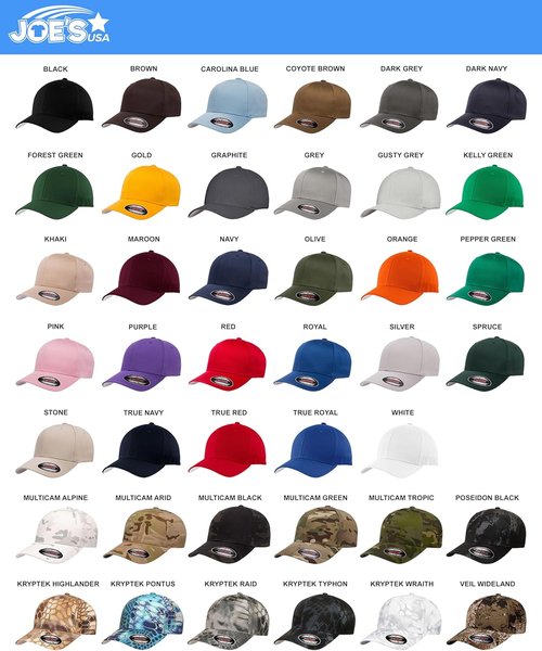 Joe's USA Men's Baseball Cap - Comfortable Fit | Adjustable Size | Classic Design
