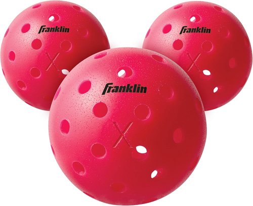 Franklin Sports X-40 Outdoor Pickleballs - Official USA Pickleball Ball for APP Tour & US Open - Regulation Size