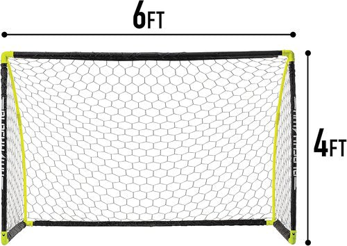 Franklin Sports Blackhawk Insta-Set Portable Soccer Goal - Easy Setup, 6' x 4' Size