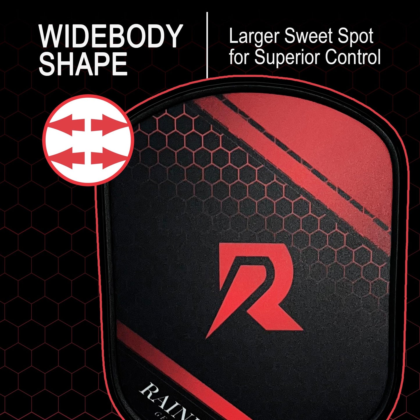 RAINIER PICKLEBALL Graphite Carbon Fiber Pickleball Paddle - 2025 16mm Pickleball Paddles - Lightweight, Durable, Comfortable Grip - Good for All Skill Levels - Professional Grade