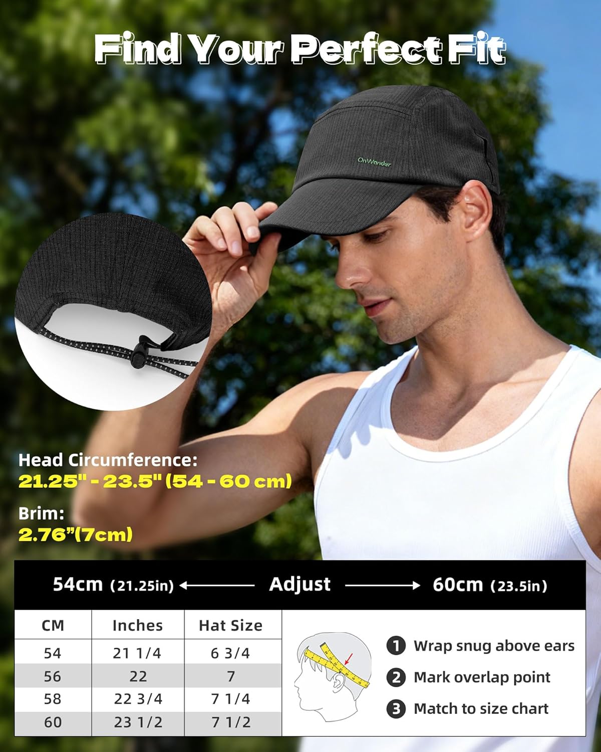 Skiennix Performance Hat - Lightweight Breathable Mesh Sport Cap for Running, Golf, Cycling, Tennis