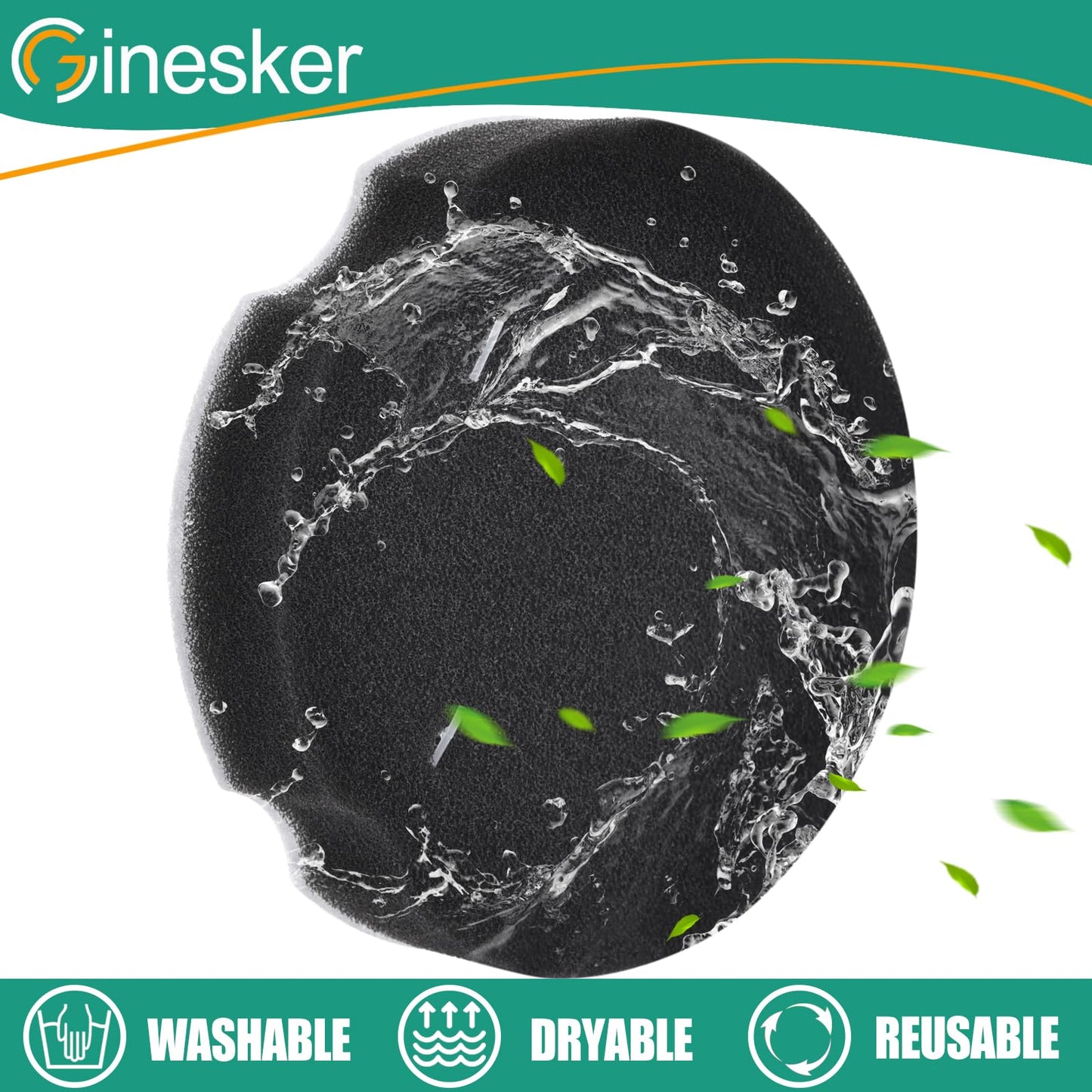 4 Pack Replacement Filters for Bissell Powerforce Compact Lightweight Upright 2112 1520 Turbo Bagless 2690 Cleanview Vacuum Cleaner, Compare to Part #1604896