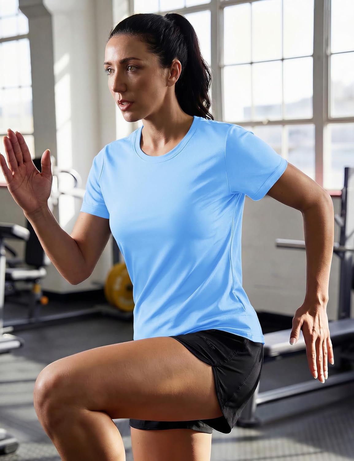 TACVASEN Women's Athletic Workout Shirt - UPF 50+ Sun Protection, Quick Dry Gym Tee | Perfect for Running