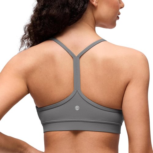 CRZ YOGA Butterluxe Y-Back Sports Bra for Women - Padded Racerback, Low Impact Workout Top