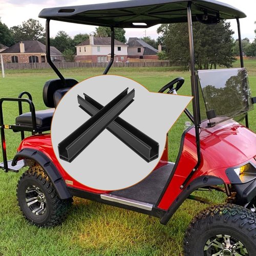 LEAPGOMAX EZGO Golf Cart Windshield Clips Sash for EZGO TXT DCS PDS 1994-2013 Golf Carts, Fit 0.75" Struts Square Tube, OEM EGWHC12, EGWHC10 618485 (Not Fit EZGO RXV)