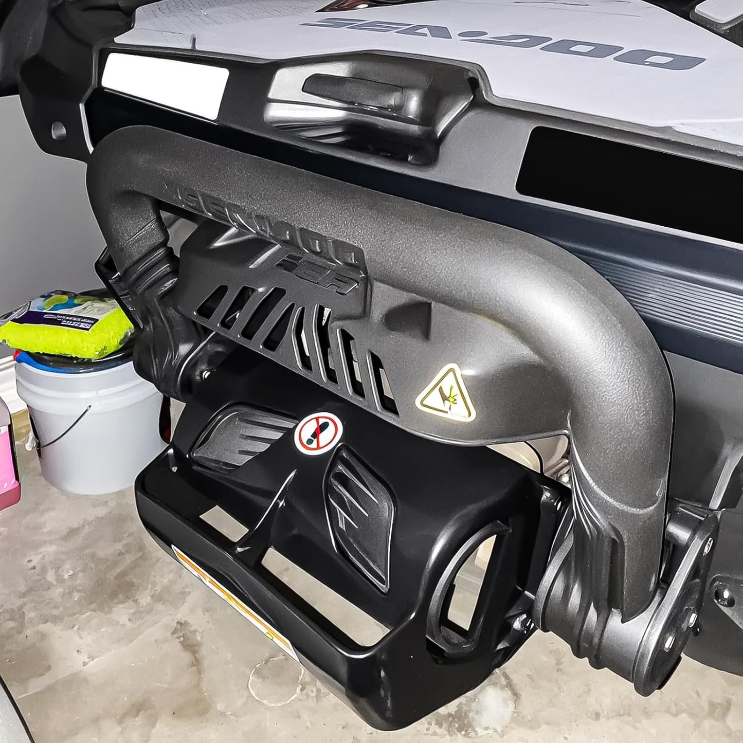 Skiennix Watercraft Reboarding Ladder - Retractable Spring-Loaded Design for Sea-Doo RXT, GTX, GTR